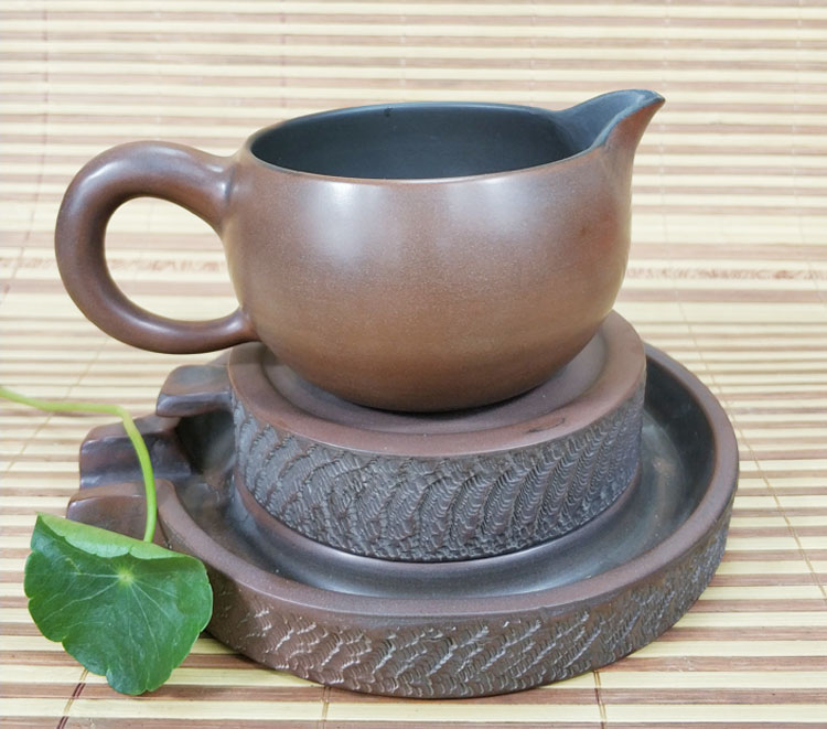 钦州坭兴陶茶具配套配件坭兴陶公道杯