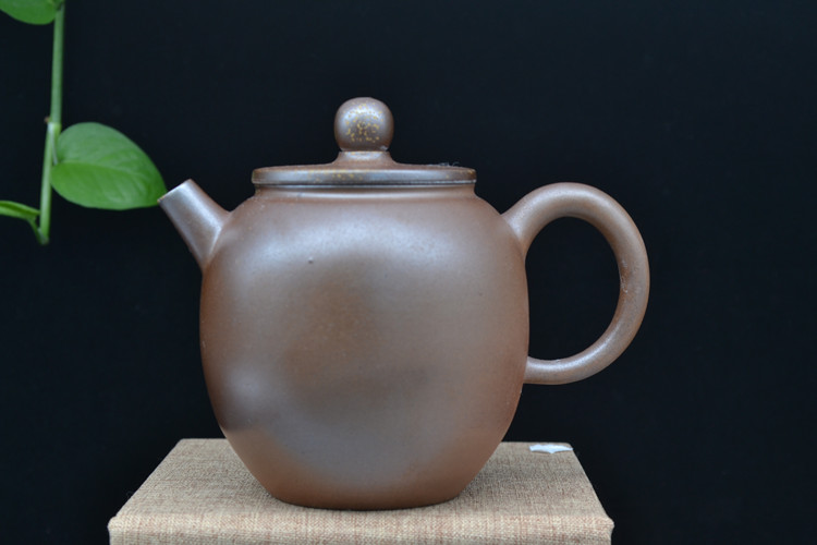 柴烧坭兴陶茶壶